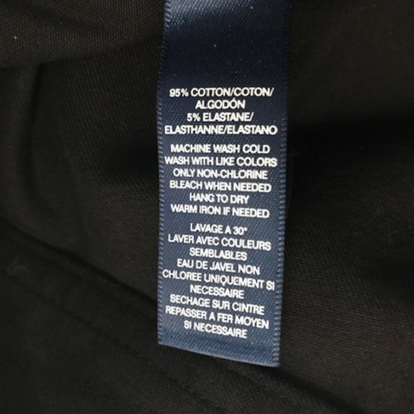 CHAPS | Petite Black Cotton Capris NWOT - Picture 3 of 13